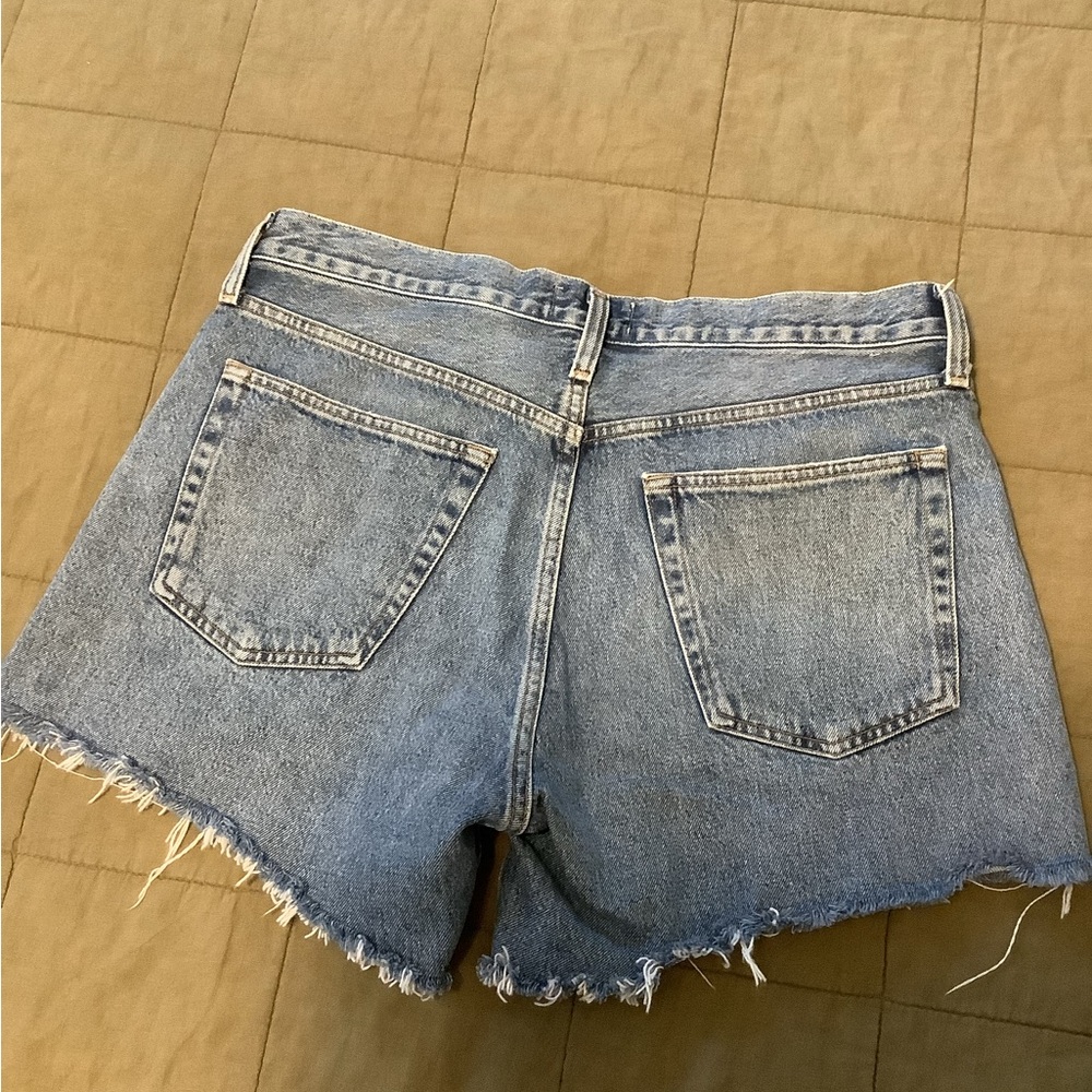 Agolde Parker Long Jean Shorts 31